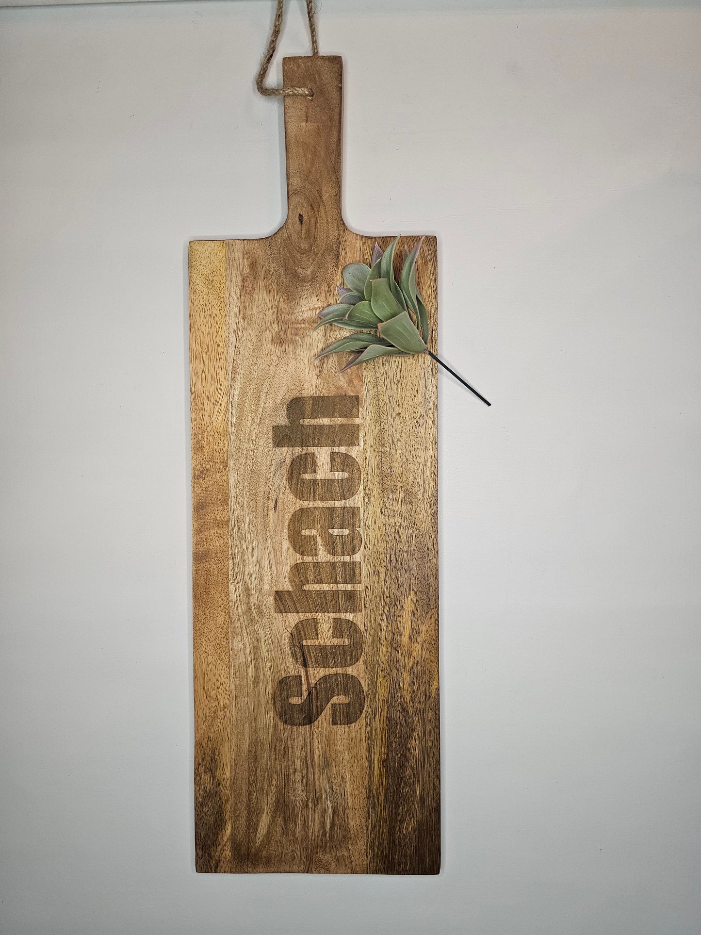 Tappasbrett mit "Schach" Motiv