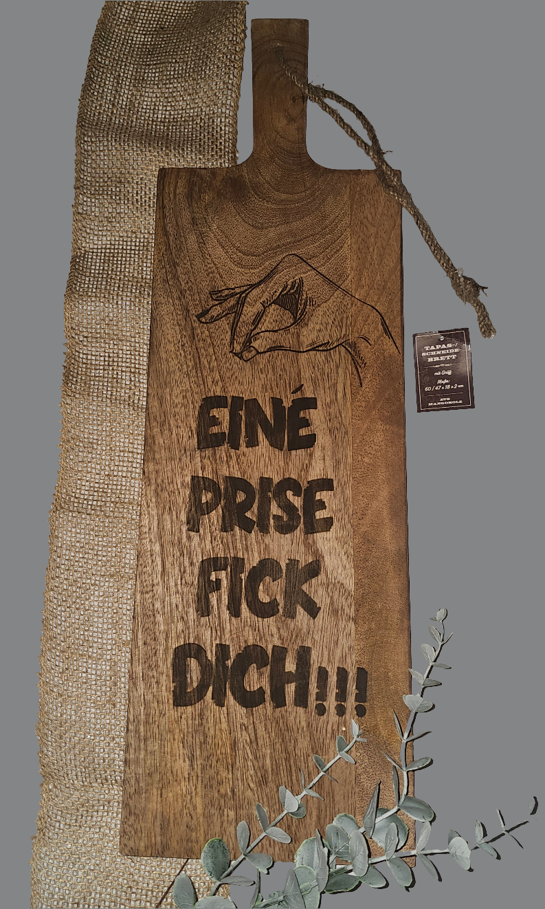 Tappasbrett mit einzigartigen Motiv