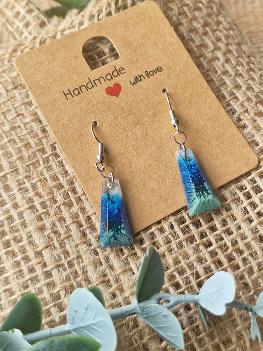 Ohrring, Ohrhänger aus Epoxidharz