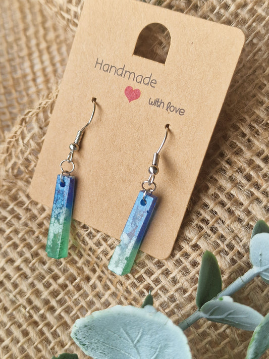 Ohrring aus Epoxidharz