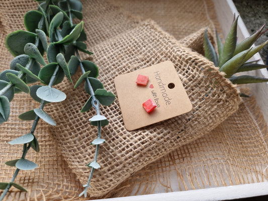 Ohrstecker Ohrring aus Epoxidharz