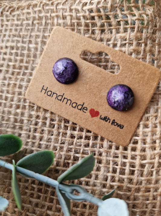 Ohrstecker Ohrring aus Epoxidharz