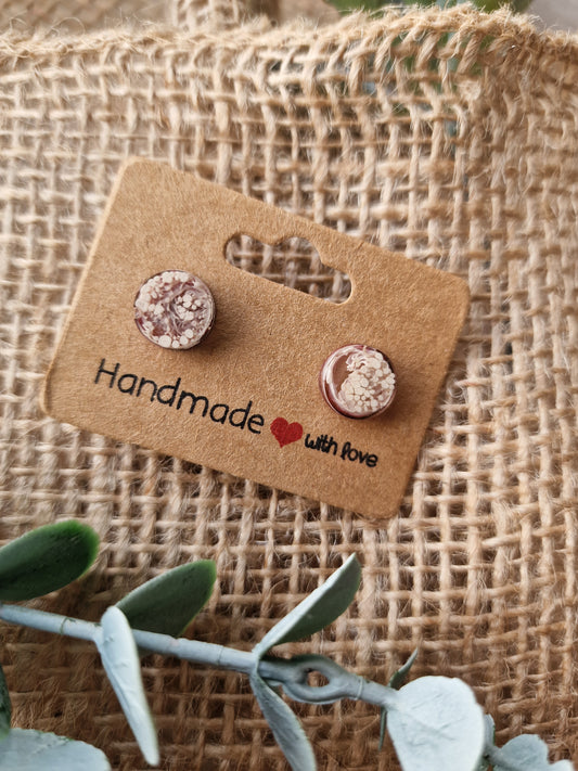 Ohrstecker Ohrring aus Epoxidharz