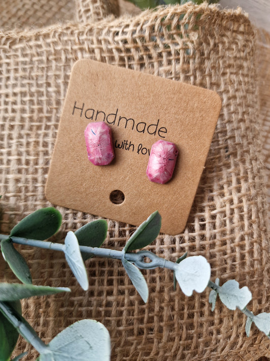 Ohrstecker Ohrring aus Epoxidharz