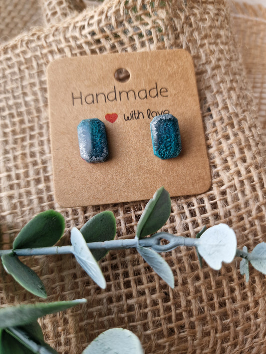 Ohrstecker Ohrring aus Epoxidharz