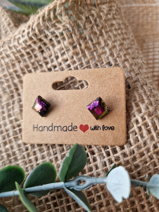 Ohrstecker Ohrring aus Epoxidharz