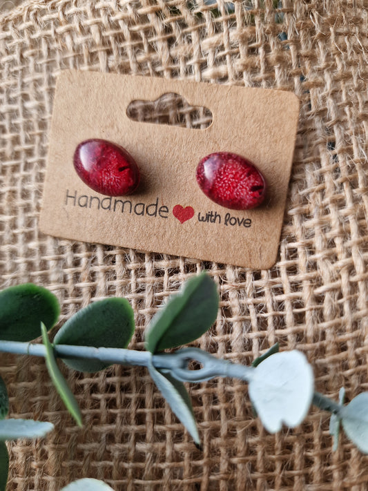 Ohrstecker Ohrring aus Epoxidharz