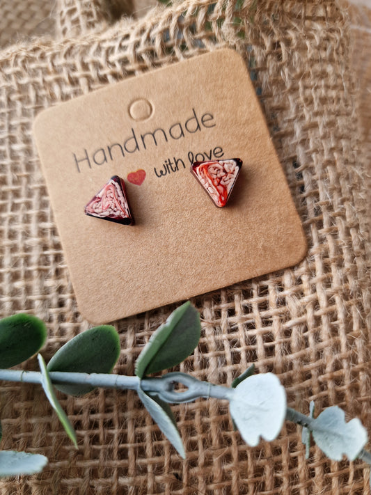 Ohrstecker Ohrring aus Epoxidharz