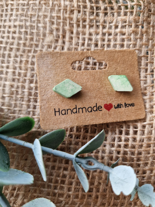 Ohrring Ohrstecker aus Epoxidharz