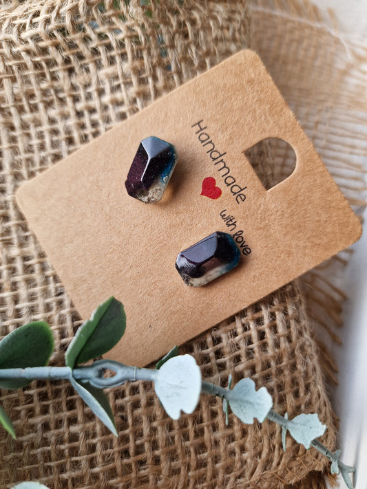 Ohrstecker Ohrring aus Epoxidharz