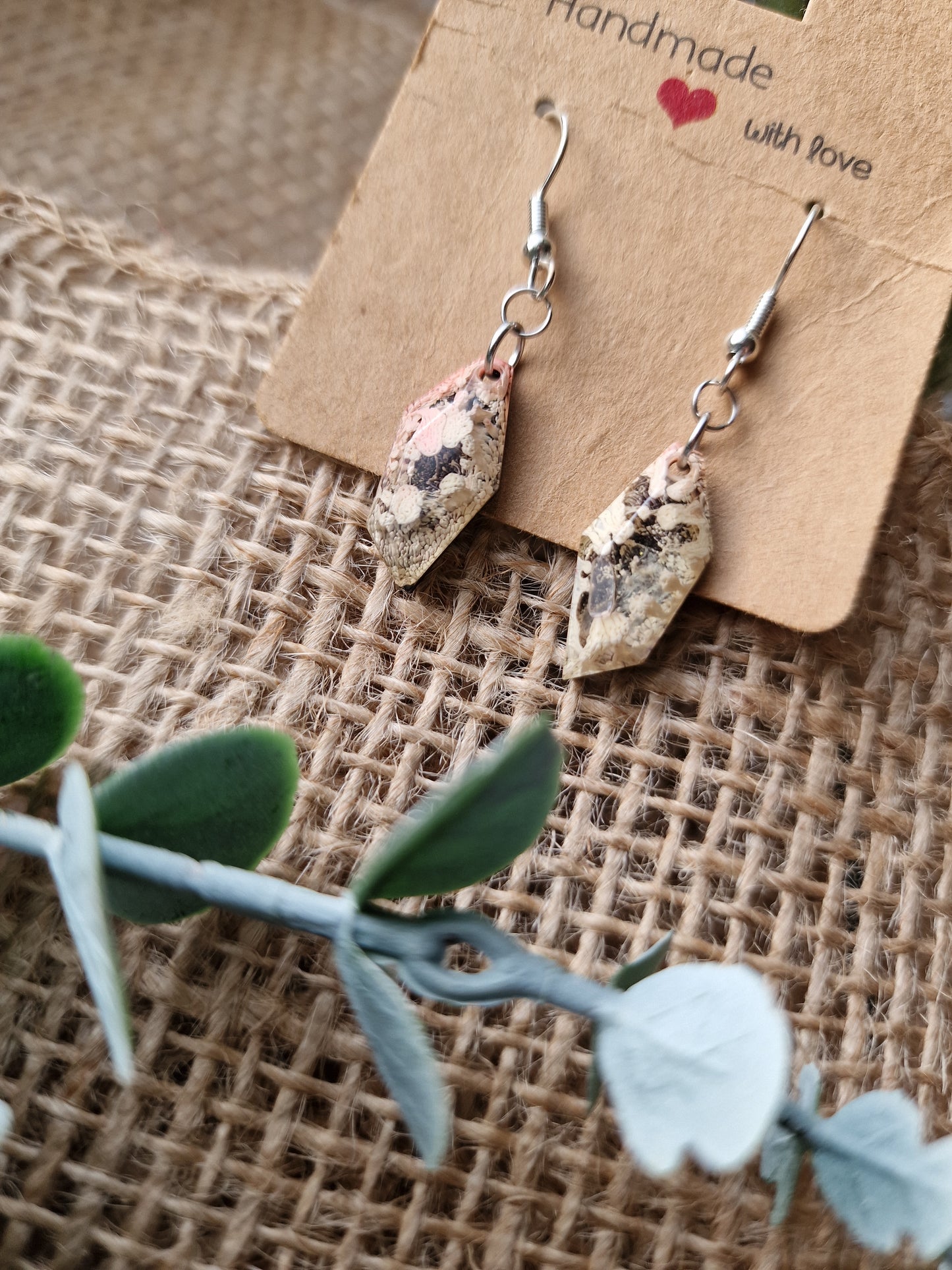 Ohrring Ohrhänger aus Epoxidharz