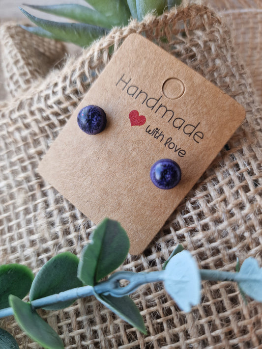 Ohrstecker Ohrring aus Epoxidharz