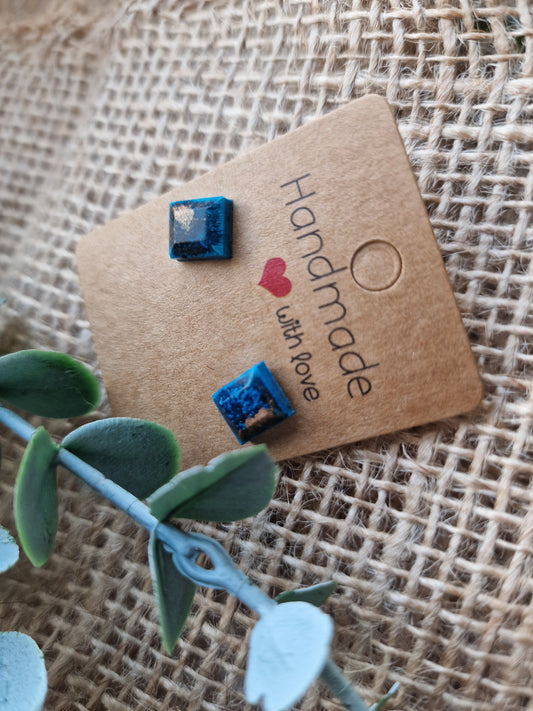 Ohrstecker Ohrring aus Epoxidharz