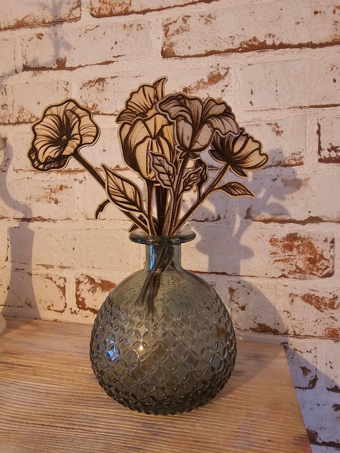 Hozblumen 15cm hoch
